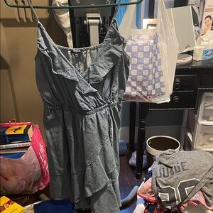 Express Denim Blue Top